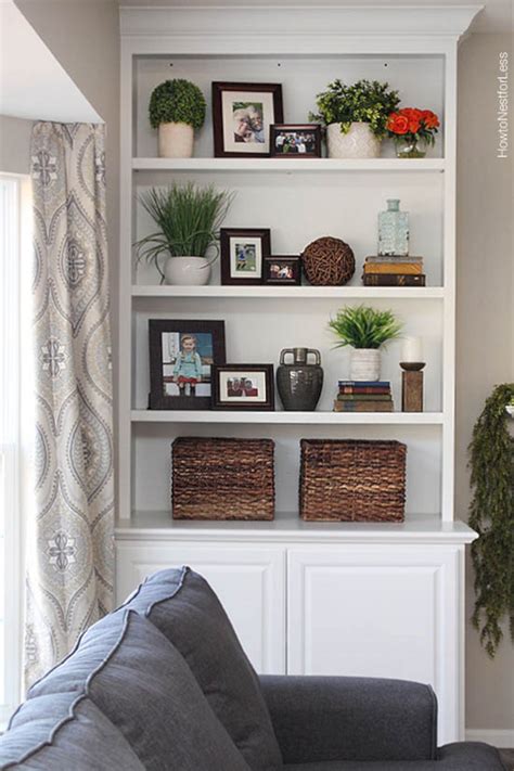 How to style shelves living room shelves, home decor, living room decor