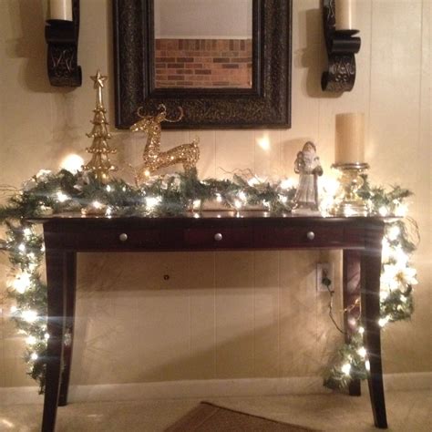 New Decorating Console Table For Christmas Best References