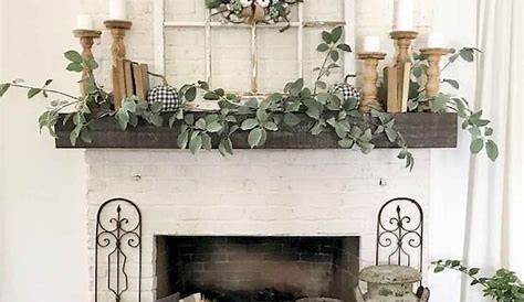 Decorating Fireplace Mantels For Spring With Crystal And Flowers