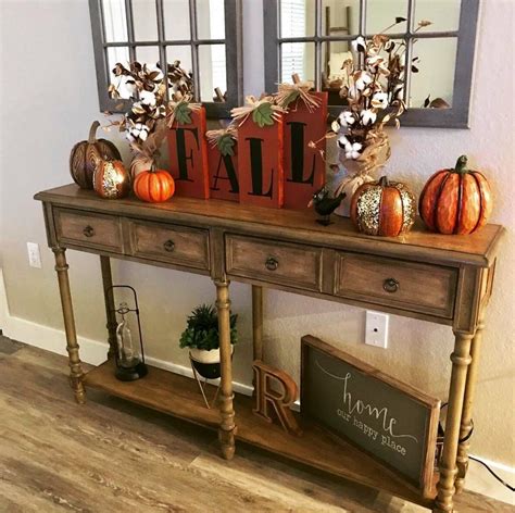 This Decorating Sofa Table For Fall Update Now