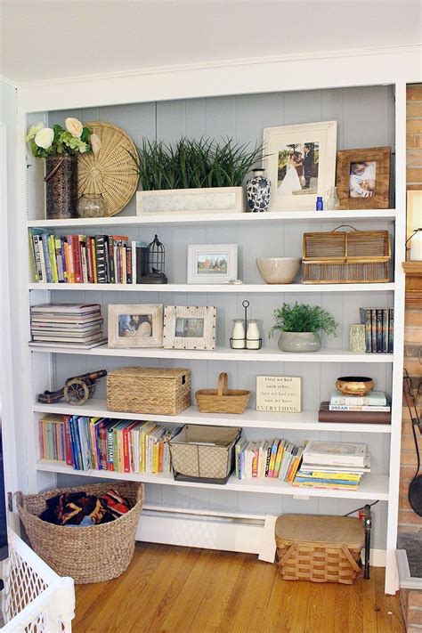 Decorating A Bookshelf Ideas