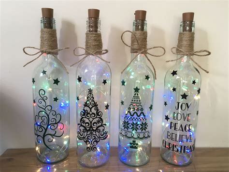 Decorating A Bottle For Christmas