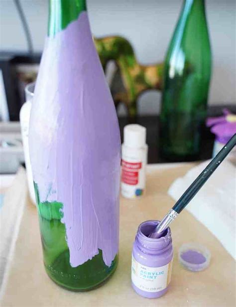 Decorating Bottles With Paint