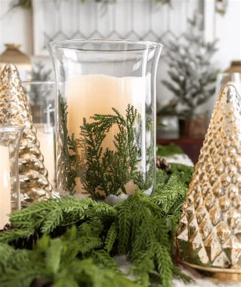 decorating hurricane candle holders