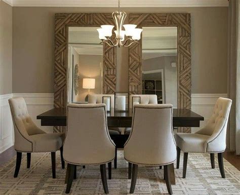 decorating with large mirrors dining room