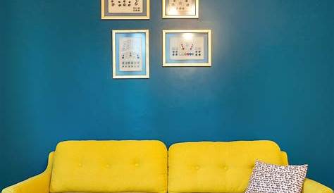 Decoration Bleu Turquoise Et Jaune 12 Idées Inspirantes Pour Décorer Votre Salon En