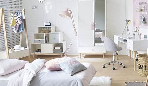 Deco Chambre Ado Fille Ton Blanc Girl bedroom walls