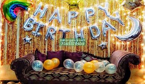 Birthday Decorations Ideas At Home 29 Trendy Ideas Birthday Decorations At Home Simple Birthday Decorations Birthday Room Decorations