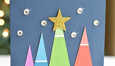 Decoration For Handmade Christmas Card 25 EASY HANDMADE CHRISTMAS GREETINGS FUN TO MAKE WITH YOUR