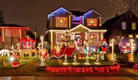 Les populaires décorations de Noël d'une maison d'Edmonton