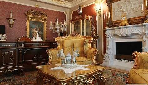 Decoration salon baroque chic Design en image