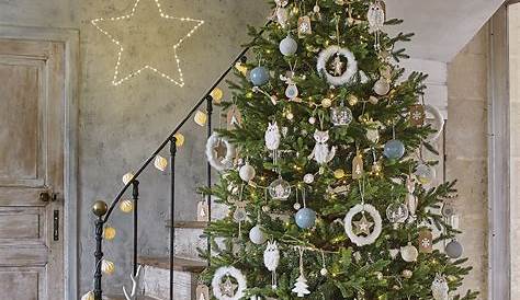 Decoration Sapin De Noel Blanc Et Gris Noël Qui Apportera La Magie Noël Chez Vous