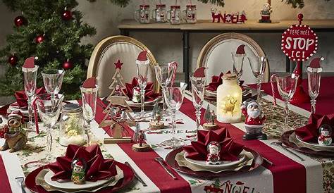 On adore Une table de Noël en rouge et blanc Blog La