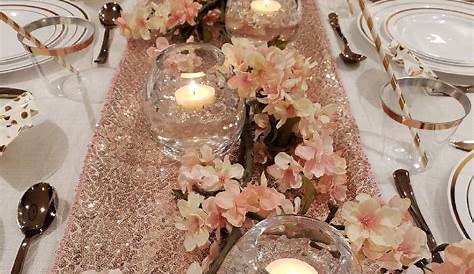 Decoration Table Mariage Rose Gold 10 Idées Pour Décorer Un Féerique Et Glamour De