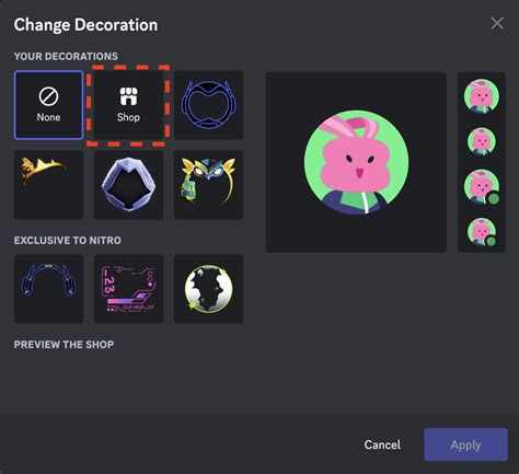 Decorations Discord