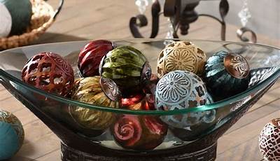 Decorative Bowl Filler Ideas Coffee Table