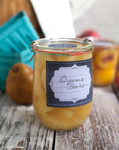 Decorative Canning Labels