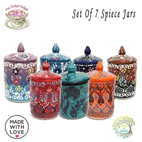 Decorative Ceramic Jars Set