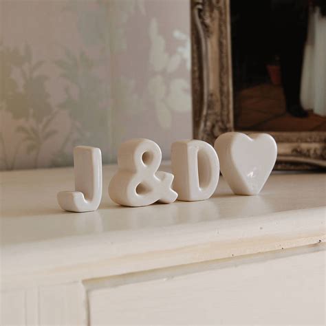 Decorative Ceramic Letters