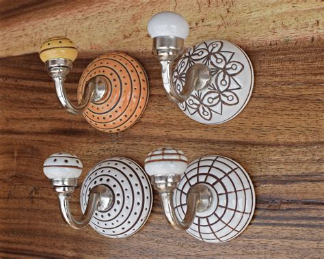 Decorative Ceramic Wall Hooks