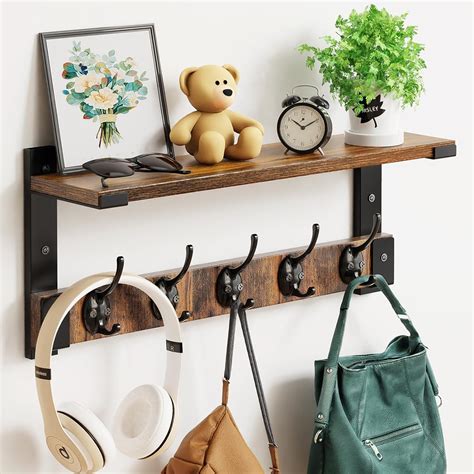 Decorative Coat Hooks With Shelf