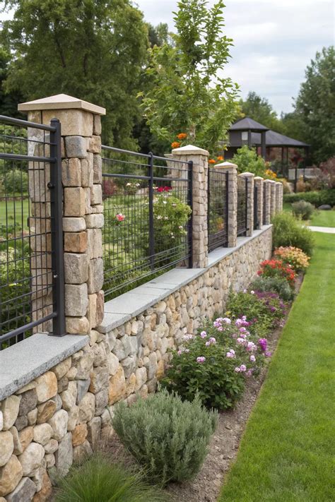 Decorative Fence Stone