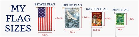 Decorative Flag Sizes