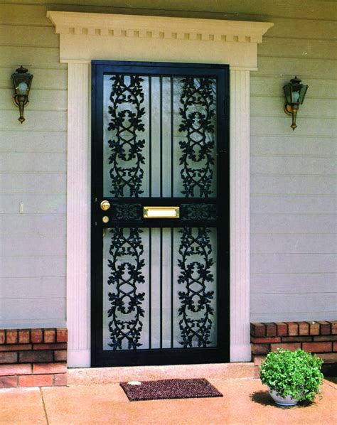 decorative front door security
