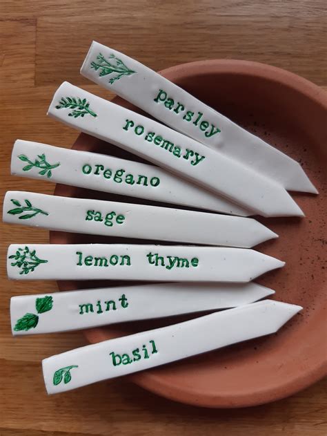 Decorative Herb Labels