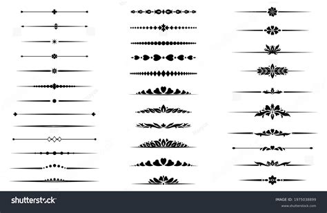 Decorative Lines Words