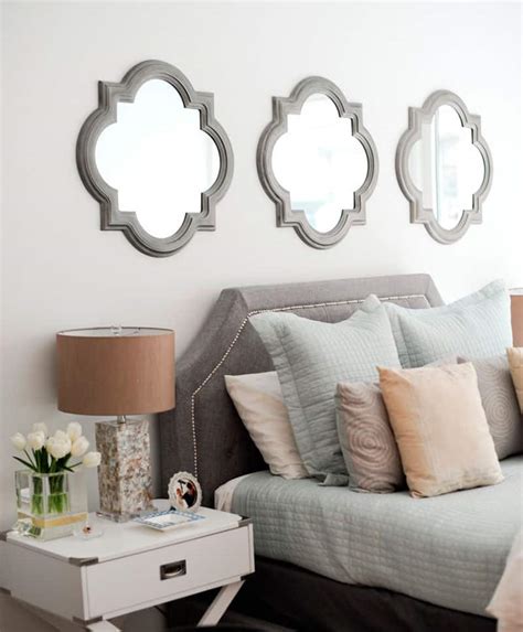 Decorative Mirror Over Bed