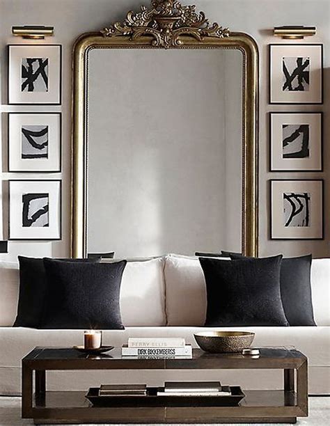 decorative mirrors for living rooms