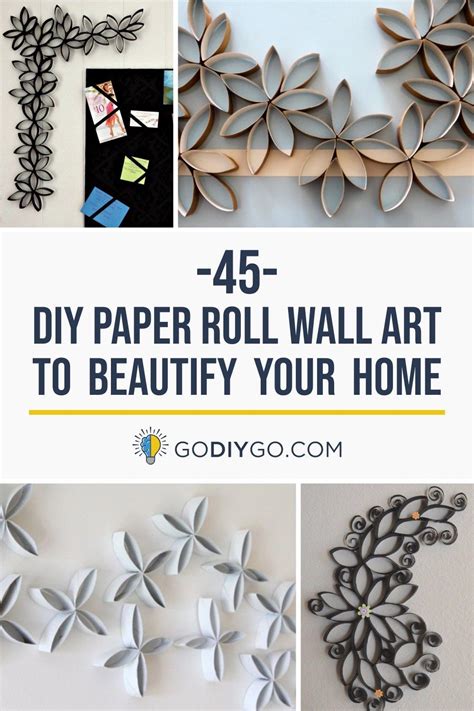 Decorative Paper Roll Wall