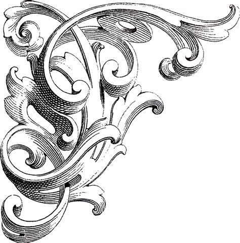 Decorative Scroll Corners