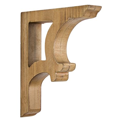 decorative wooden shelf brackets