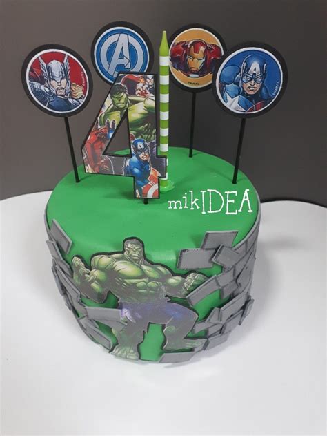 27+ Exclusive Picture of Hulk Birthday Cakes Hulk Birthday