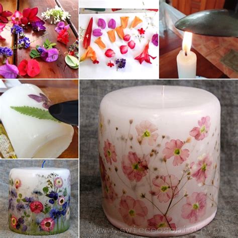 Sign in Dried flower candles, Decoupage candles, Candles crafts