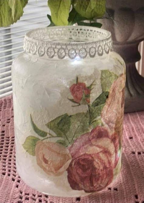 decoupage jars ideas transformative power