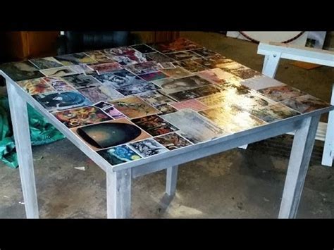 Decoupage Onto Table