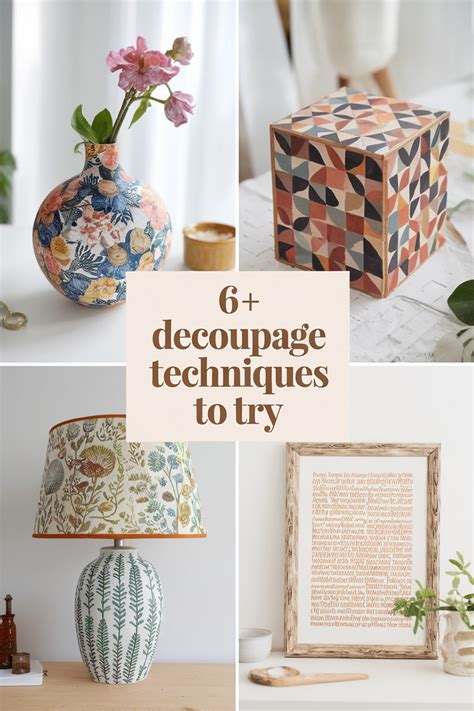 Decoupage techniques