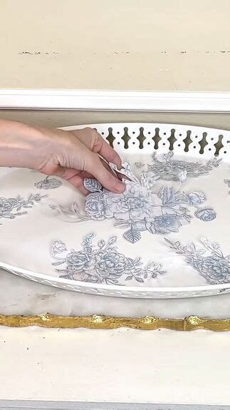 decoupage tray acrylic functional