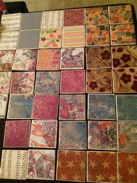 Decoupage Wall Tiles