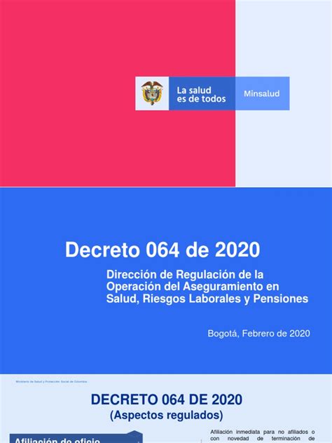 decreto 064 de 2020 pdf