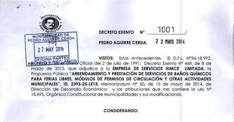 decreto 1001 de 1997