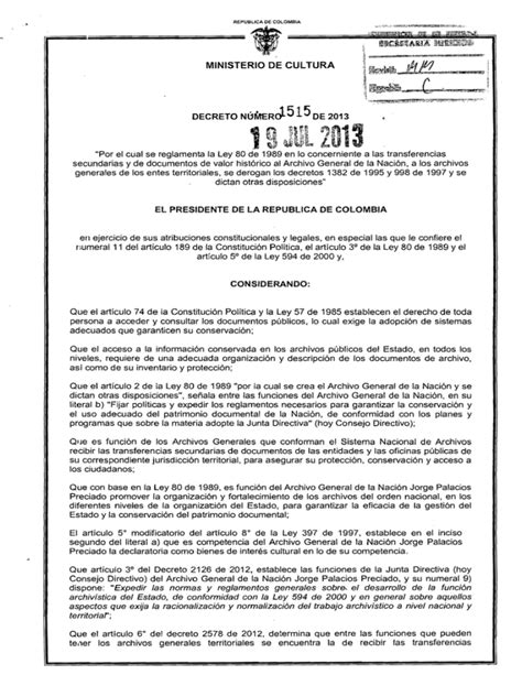 decreto 1515 de 2013