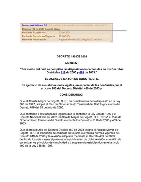 decreto 190 de 2004 pdf