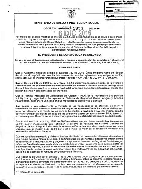 decreto 1990 de 2016 pdf