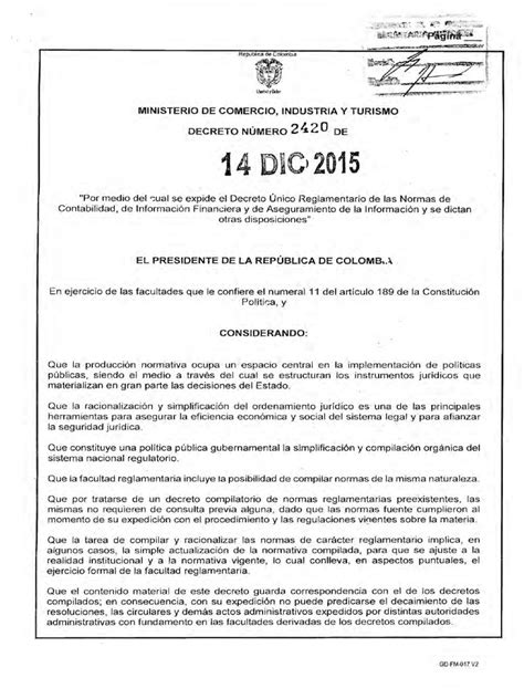 decreto 24 de diciembre de 2015