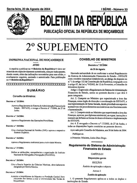 decreto 25/2004 de 20 de agosto