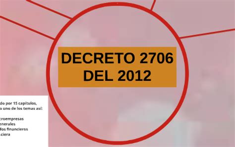 decreto 2706 de 2012